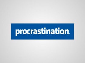 Logo facebook procrastination